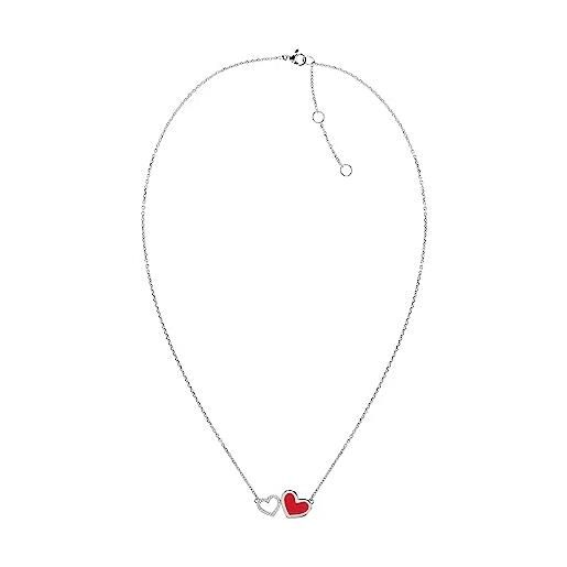 Tommy Hilfiger jewelry collana da donna in acciaio inossidabile con cristalli - 2780746