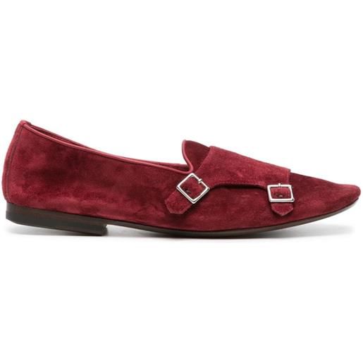 Henderson Baracco slippers con fibbia - rosso