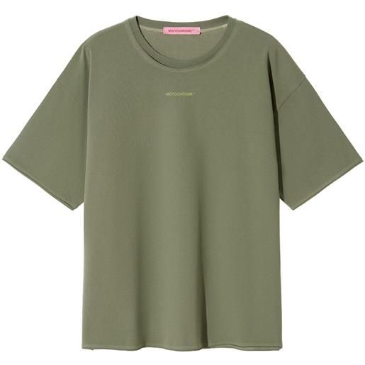 MONOCHROME bandana-print cotton t-shirt - verde