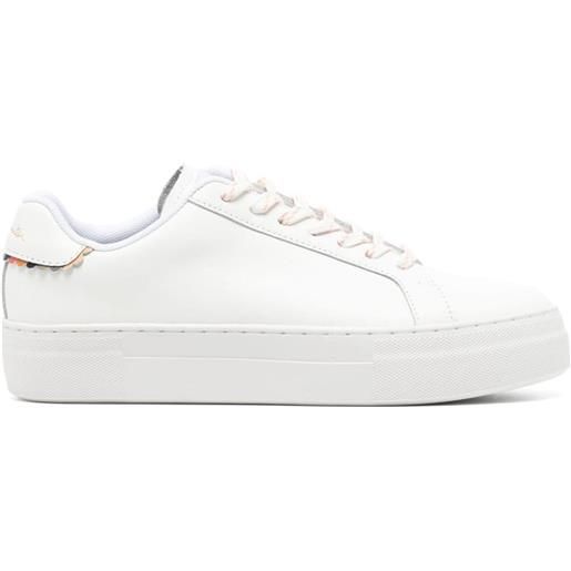 Paul Smith kelly leather sneakers - bianco