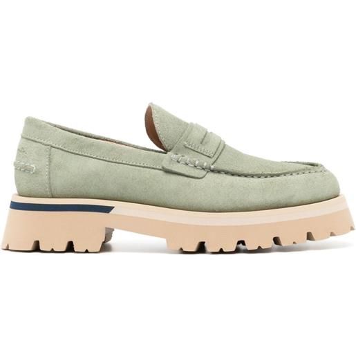 Paul Smith felicity 40mm suede loafers - verde
