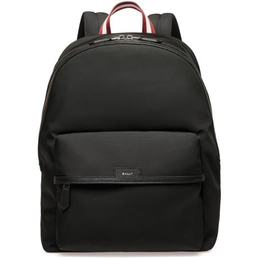 Bally code leather backpack - nero