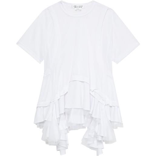 Comme Des Garçons Comme Des Garçons t-shirt asimmetrica - bianco