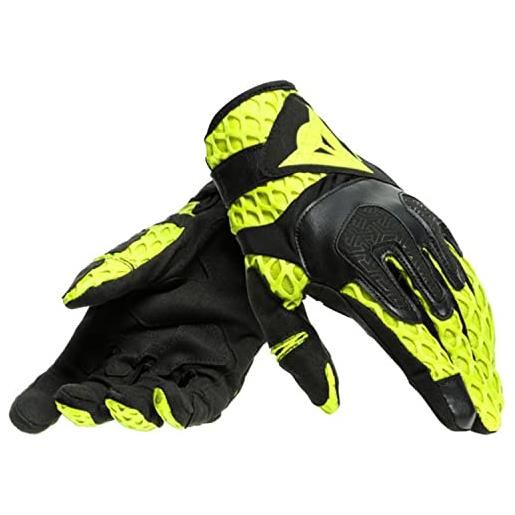 DAINESE air-maze unisex gloves black fluo-yellow xxxl