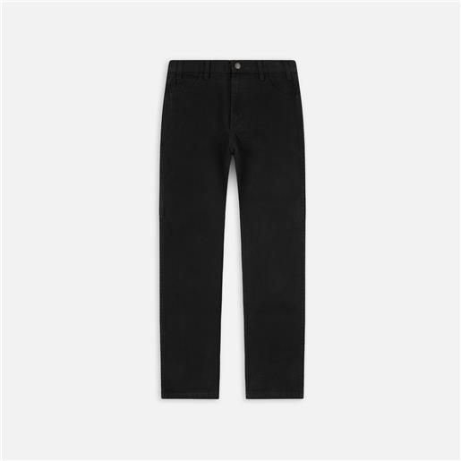 Dickies duck canvas carpenter pant stone washed black uomo