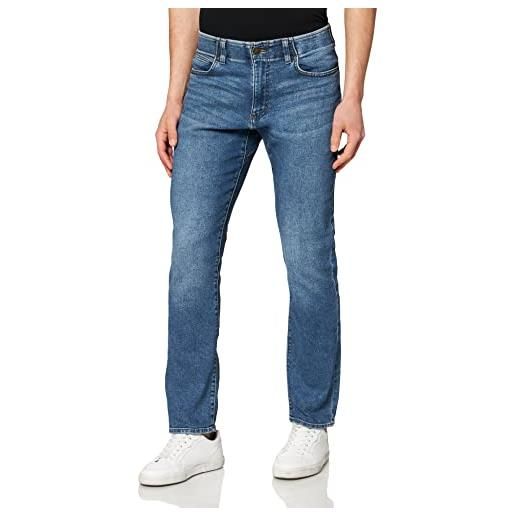 Lee straight fit xm extreme motion herren jeans, jeans uomo, nero (black), 32w / 32l