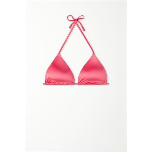 Tezenis bikini triangolo coppe estraibili shiny rosa estate donna rosa