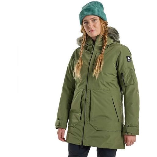 Burton saxton parka verde s donna