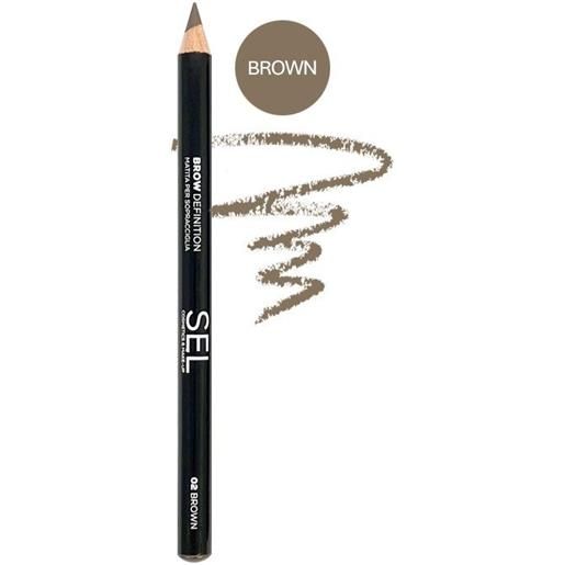 Sel brow definition matita per sopracciglia n. 02 brown