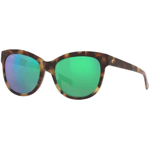 Costa bimini mirrored polarized sunglasses oro green mirror 580g/cat2 uomo