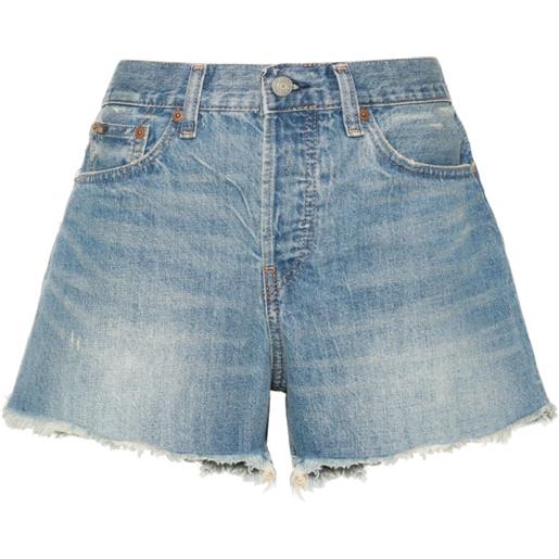 Polo Ralph Lauren shorts corti denim - blu