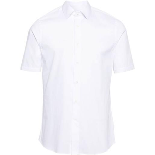 Canali camicia con maniche corte - bianco
