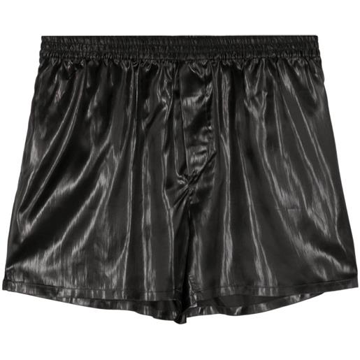 SAPIO shorts con vita elasticizzata - nero