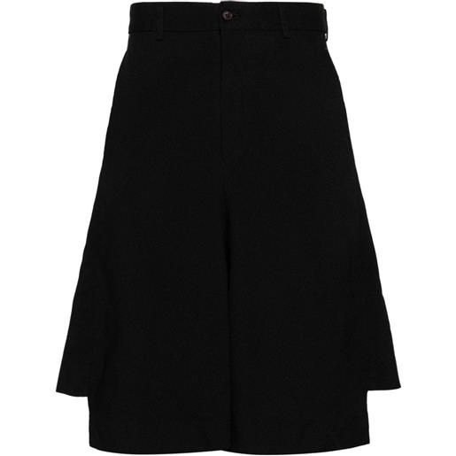 Comme des Garçons Homme Plus shorts asimmetrici - nero