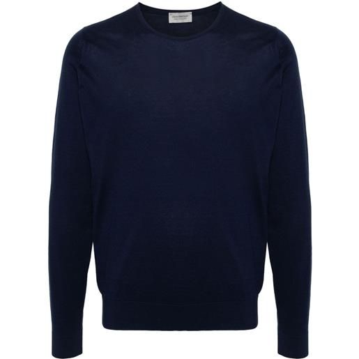 John Smedley maglione girocollo - blu