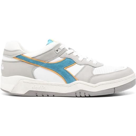 Diadora b. 560 used panelled leather sneakers - bianco