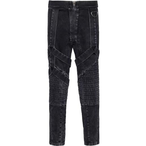 Balmain jeans skinny crop - nero