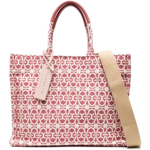 Coccinelle medium never without tote bag - rosa
