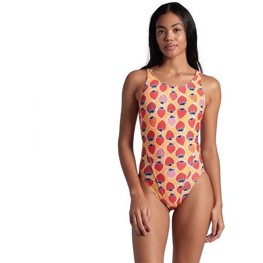 Arena strawberry swim tech back swimsuit multicolor fr 34 donna