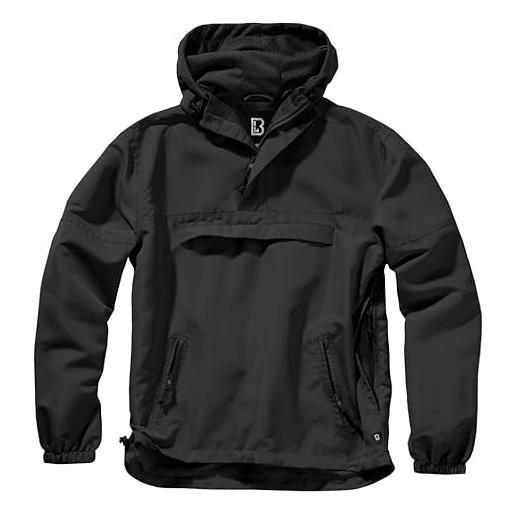 Brandit estate giacca a vento, giacca impermeabile, felpa per allenamento, taglia s fino 5xl - darkcamo, xxl
