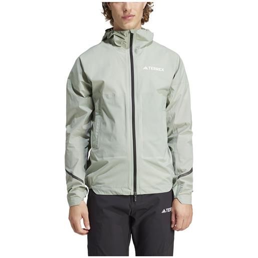 Adidas xperior 2.5l light rain dry jacket verde l uomo