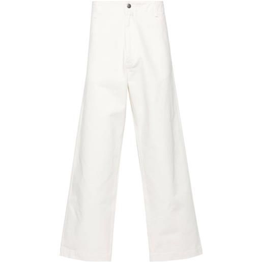 Emporio Armani pantaloni dritti - bianco