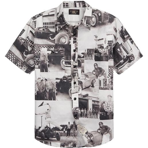 Ralph Lauren RRL camicia con stampa - nero