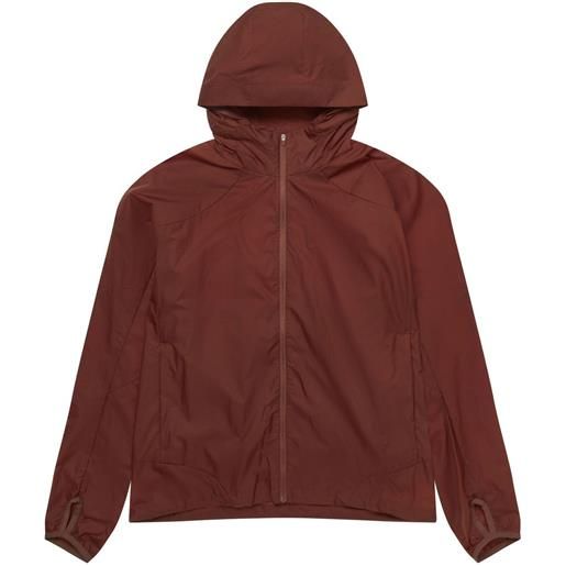Post Archive Faction hooded lightweight jacket - marrone