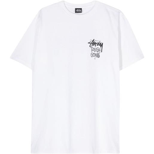 Stüssy t-shirt tough gear - bianco