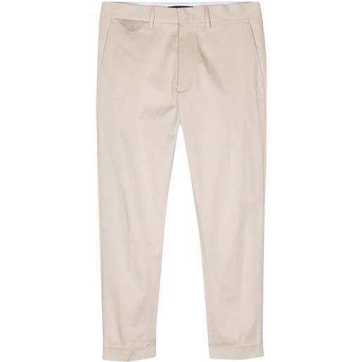 Low Brand pantaloni cooper crop slim - toni neutri