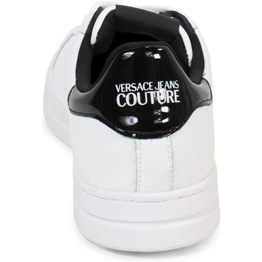 VERSACE JEANS COUTURE sneakers bianca con logo laterale per uomo