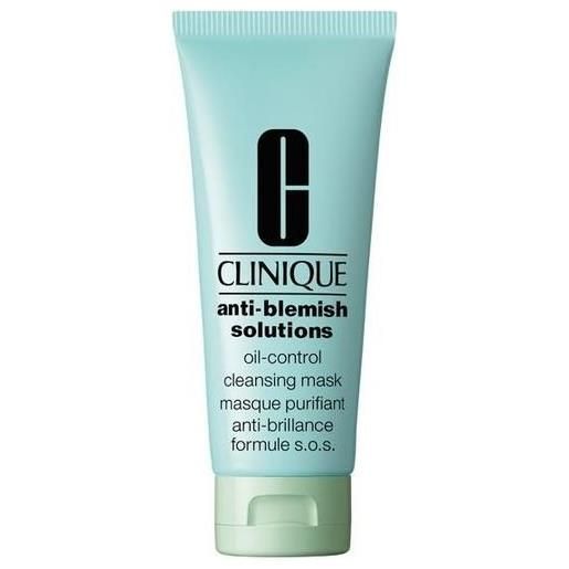 Clinique maschera detergente per tutti i tipi di pelle anti-blemish solutions (oil-control cleansing mask) 100 ml