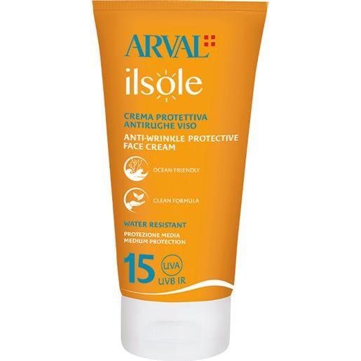 Arval crema protettiva antirughe viso spf15 50ml solare viso media prot. 