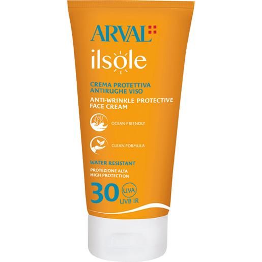 Arval crema protettiva antirughe viso spf30 50ml solare viso alta prot. 
