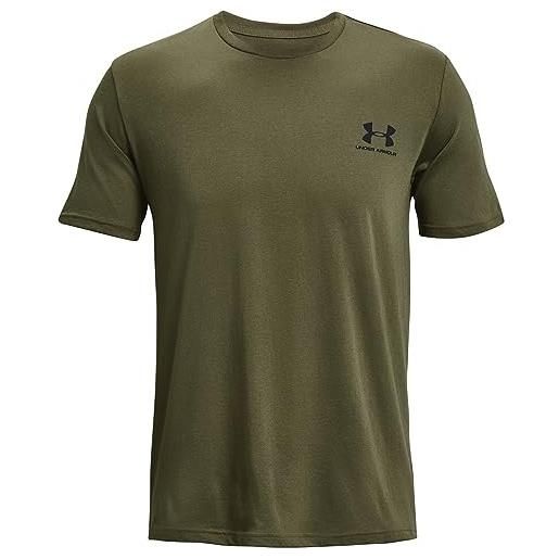 Under Armour ua sportstyle lc ss maglietta, marine od green, xxl uomo
