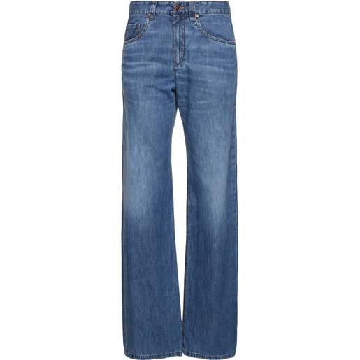 BRUNELLO CUCINELLI jeans larghi in denim