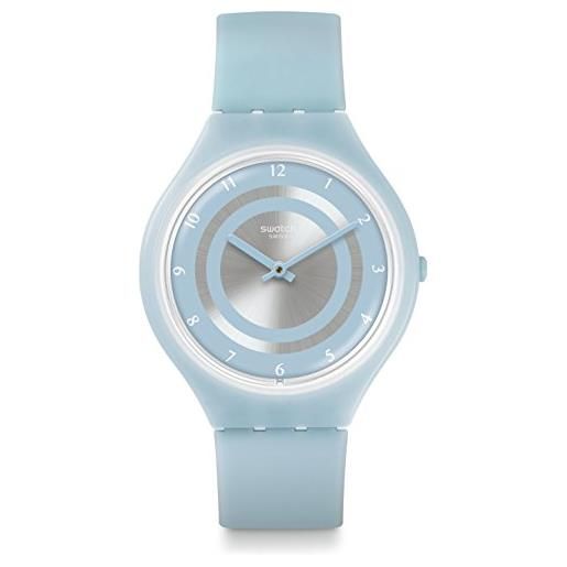 Swatch orologio digitale quarzo unisex con cinturino in silicone svos100