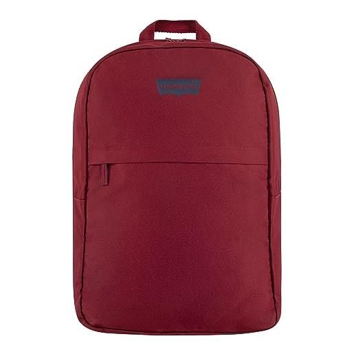 Levi's lan core batwing backpack, zaino unisex - bimbi 0-24, rosso ritmico, taglia unica