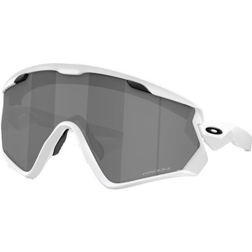 OAKLEY wind jacket 2.0 matt white prizm black occhiali sportivi