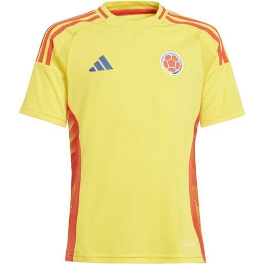 Adidas colombia 23/24 junior short sleeve t-shirt home giallo 7-8 years