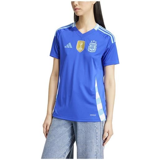Adidas argentina 23/24 short sleeve t-shirt away blu xl
