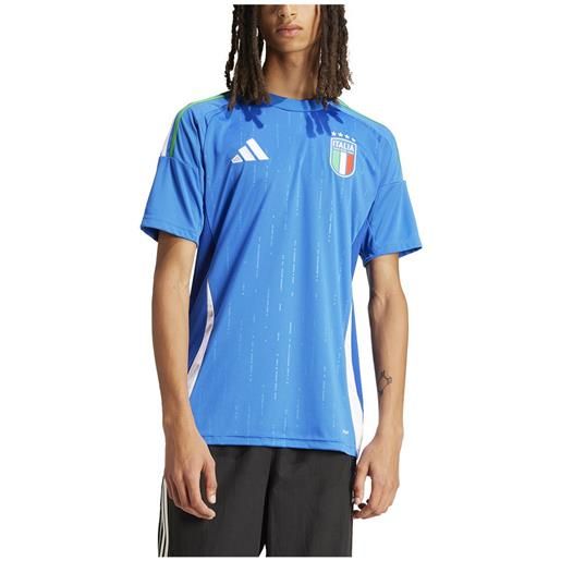 Adidas italy 23/24 short sleeve t-shirt home blu 2xl