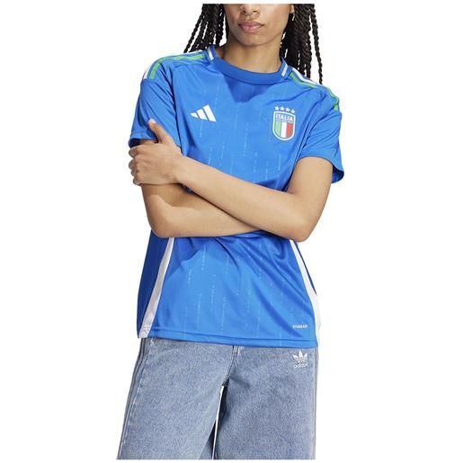 Adidas italy 23/24 short sleeve t-shirt home blu l