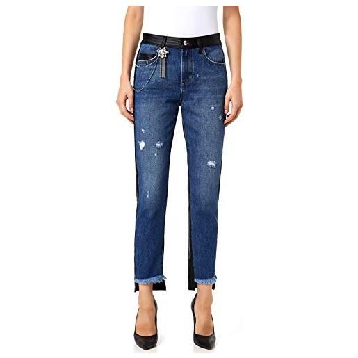 Liu Jo Jeans liu jo donna jeans con inserti in similpelle denim mod. 26