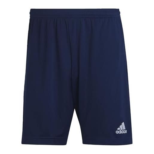 adidas entrada22 training shorts pantaloncini, team navy blue 2, l uomo