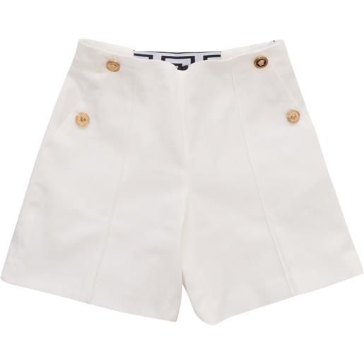 Versace shorts bianchi vita alta