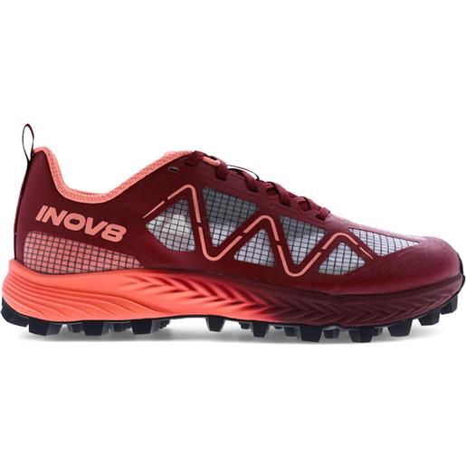 Inov-8 scarpe running donna Inov-8 mudtalon speed w (p) burgundy/coral uk 5