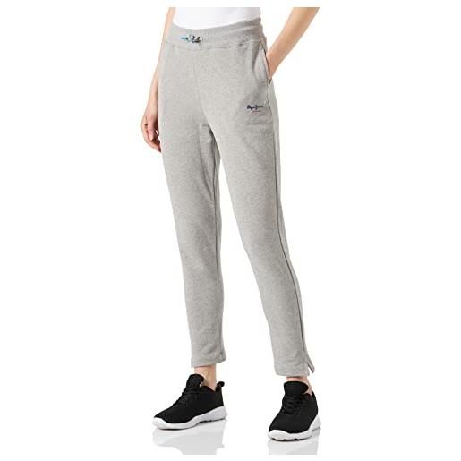 Pepe Jeans calista pants, pantaloni di felpa donna, grigio (grey marl), xs