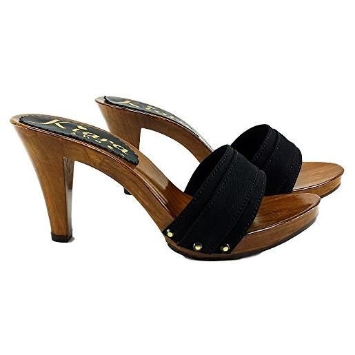 Kiara Shoes zoccolo nero - k6101 nero (42)