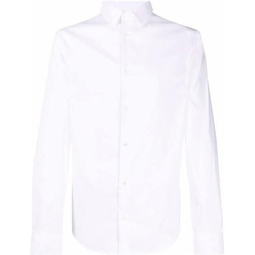 Emporio Armani camicia in cotone con logo